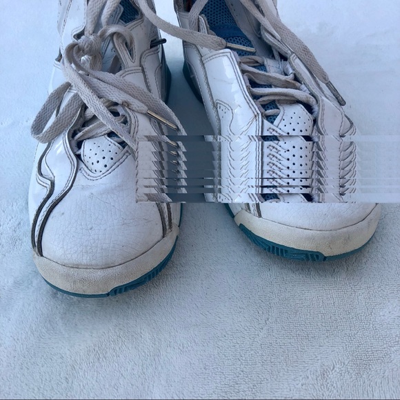 Air Jordan Sneakers True Flight Hightops Yellow Blue Y7 - Picture 7 of 7